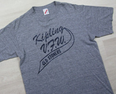 Vintage 90s Kipling VFW T-Shirt Men’s (L) “Old Stoners” Single Stitch Jerzees