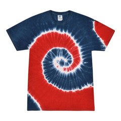 Pick a Red Tie Dye, Acid, Oil Wash Stripe T-Shirts Adult SM -5XL Colortone