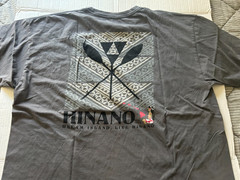 HINANO TAHITIAN GIRL TRIBAL SZ 2XL GRAY SHORT SLEEVE T=SHIRT.SEE DESCRIPT