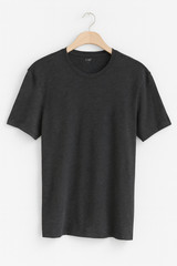 GAP Men’s Everyday Cotton T-Shirt Large Charcoal Gray Crew Neck Short Sleeve Top