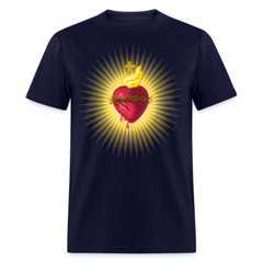The Sacred Heart of Jesus Christ Shirt Religious Catholic T-shirt Size S-6XL