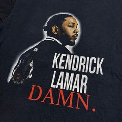 Kendrick Lamar 2017 Damn Tour Men’s Large Rap Black T Shirt Graphic Tee Cotton