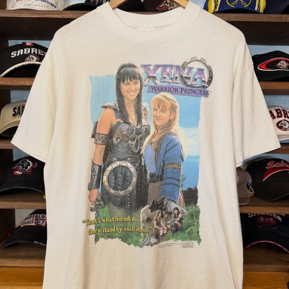 Xena Warrior Princess Tee 1997 White Short Sleeve T shirt S-2345XL NH28521