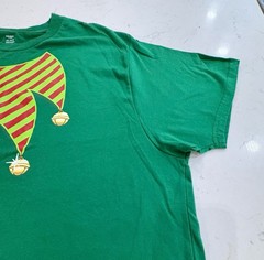 Unisex Holiday Time Elf Green T-shirt Christmas Party Size 2XL (50-52) NWOT