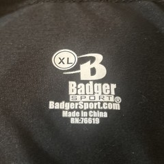 HOWARD University Badger Sport T Shirt Black Basic College School Adult XL