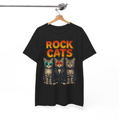 Cats Rock Kittens Kitty Rocking Music Cat Lovers T-Shirt