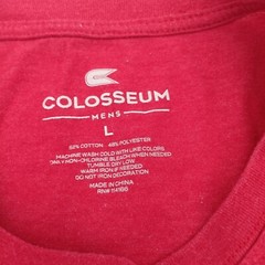 Colosseum T Shirt Mens Large Red Nebraska Huskers Go Big Red Short Tee
