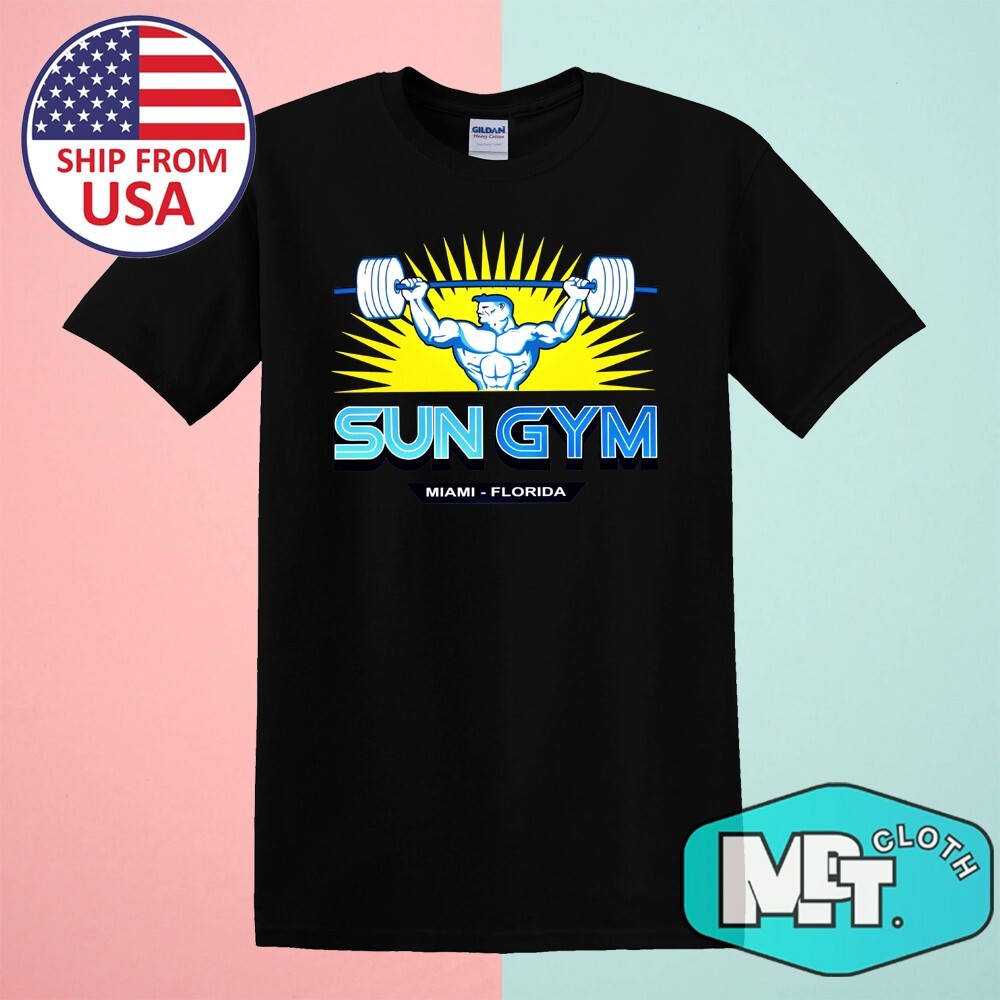 Pain and Gain Unofficial Sun Gym Miami Workout Men’s Black Size S-5XL