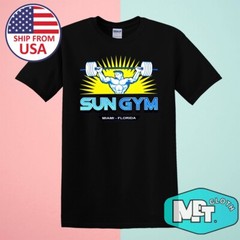 Pain and Gain Unofficial Sun Gym Miami Workout Men’s Black Size S-5XL