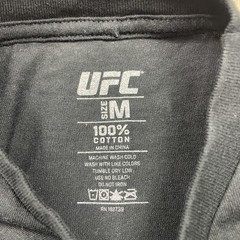 UFC Hasbulla Magomedov Shirt Mens Medium Black Graphic Tee MMA Fight Crewneck