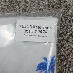 Chubbies Shirt Mens Large White Tank Top Sleeveless Weekend Beach Surf Party