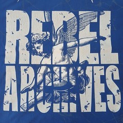 Rebel Vengeance Shirt 4XL Mens Blue All Over Print *Fits 3XL