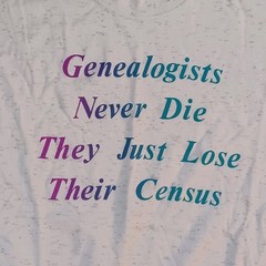Vtg Cal Cru Genealogists Graphic T Shirt Mens Sz L Heather Gray USA Single