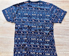 NEW Krew Tee T-shirt Shirt S Small Skate Or Die Concert TK 08 Black Blue Orange