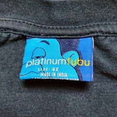 Vintage FUBU Shirt Men 6X Blue Fat Albert Gang Portrait Graphic Distressed Y2K