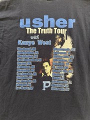 VINTAGE 2004 Usher & Kanye West “The Truth Tour” T-Shirt XL RARE VARIATION