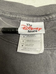VINTAGE Disney Store Mickey Mouse Cartoon T-Shirt M Gray Classic Movie TV
