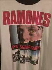 Vintage The Ramones Pet Sematary Promo Movie Ringer Shirt XL 🚛 RARE 🐈‍⬛️