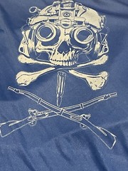 A4 Royal Blue Short Sleeve T-Shirt Size L 22 Pit To Pit 28 Neck To Hem Skater