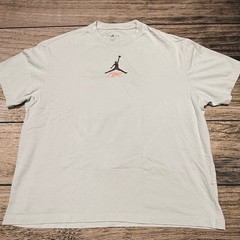 Jordan Flight T-Shirt Mens 2XL Light Bone Graphic Basketball Tee DH3610-072
