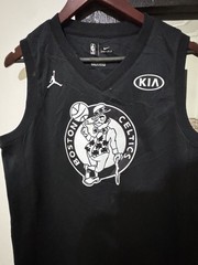 Nike Jordan Kyrie Irving Boston Celtics Jersey Youth Large 14/16 Black Flawed