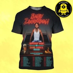 Bailey Zimmerman Different Night Same Rodeo 2026 Tour 3D Shirt Country Gift