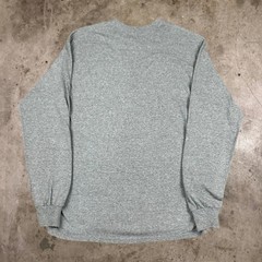 Wisconsin Badgers Long Sleeve T-Shirt NCAA Football Tee Heather Gray Mens Size M