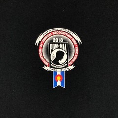 Pow Mia 2018 Cripple Creek Ride T shirt mens XL Black Veterans Rally Festival