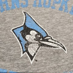 Adidas Johns Hopkins Blue Jays T Shirt Adult L 50% Polyester Cotton Rayon 134