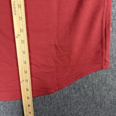 Bylt Drop Cut Lux Shirt Mens S Premium Basics Crew Neck T Shirt Coral