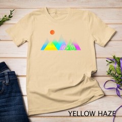 Geometric mountains and MTB gift T-Shirt Unisex T-shirt