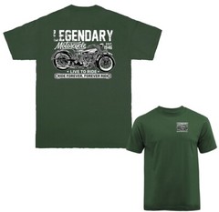 Legendary Motorcycle Bikers Classic Custom Bike Graphic T-shirt