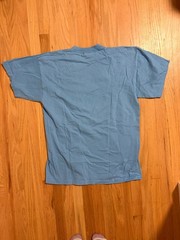 Vintage The Plimsouls Band T-Shirt Light Blue Red Graphic Logo Tee Size Large