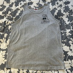 VTG Y2K Alstyle AAA Hawaiian Fire Warriors Tank Top Men’s L Alii Graphics Gray