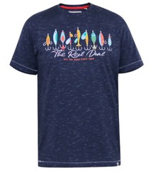 D555 Duke Big Mens Printed T-Shirt Fishing Tackle Print 2XL-6XL 7XL 8XL (601605)