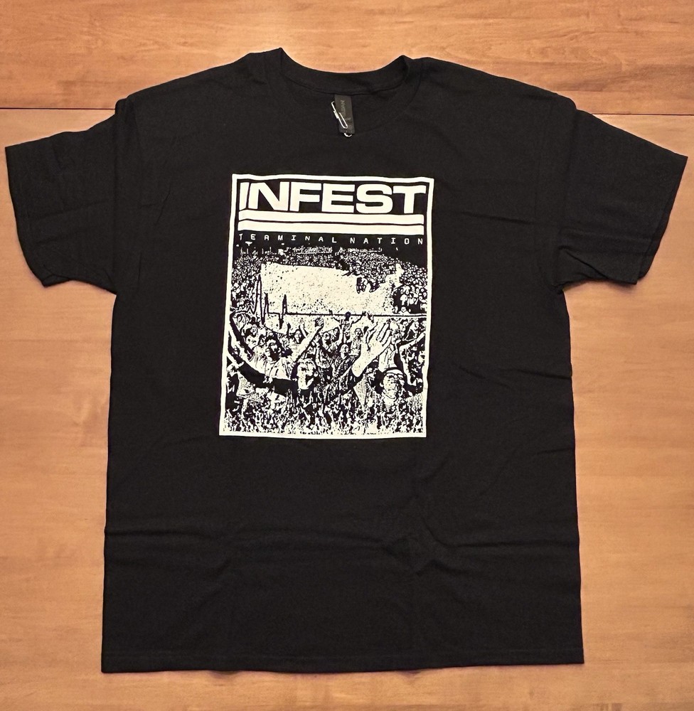 INFEST, Terminal Nation Shirt, SIEGE, SPAZZ, Bastard Noise, Charles Bronson