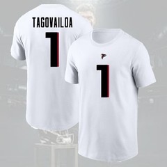 NEW ITEM! Tua Tagovailoa #1 Atlanta Falcons 2026 Name & Number Gift For Fans
