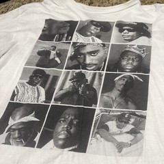 Original flavor, T-shirt men’s large notorious Big/Tupac preowned condition Cpix