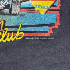 Vintage 1984 John Galt Thunder Kustom Club American Rally Racing Shirt Size XL