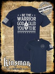 Be The Warrior God Called You To Be 2-Sided T-Shirt 2nd Amendment USA Military