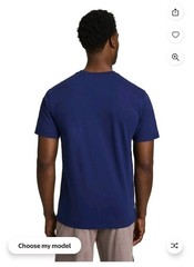 New Reebok Men’s Blue Spellout Short Sleeve Graphic Print T-Shirt Sz XL