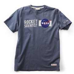 Red Canoe NASA Rocket Scientist T-Shirt – Washed Blue
