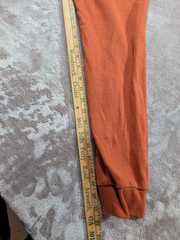 Nomad Mens XL Crewneck Sweatshirt Rust Orange Flap Chest Pocket