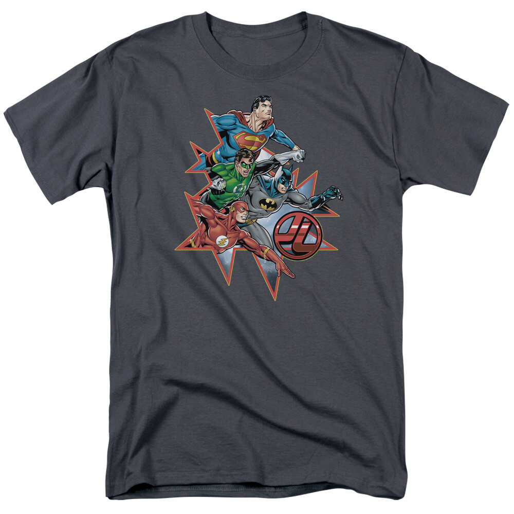 Justice League Of America “Starburst” T-Shirt – Regular or Tank – to 5X