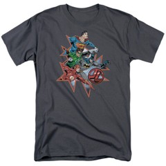 Justice League Of America “Starburst” T-Shirt – Regular or Tank – to 5X