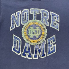 Vintage 80s Champion University Notre Dame Fighting Irish College Shirt Size XL