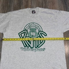 Vintage Screen Stars Weight Training Rancho Rams Las Vegas T-Shirt XL Gray 90s