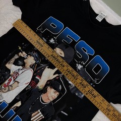 Peso Pluma Graphic T-Shirt Mens Medium Black Short Sleeve Cotton Rap Tee