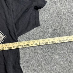Famous Stars and Straps T-Shirt Mens Size M Black Franco Vescovi Cross Graphic