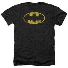 Batman Classic Logo Distressed DC Comics Licensed Adult T-Shirt